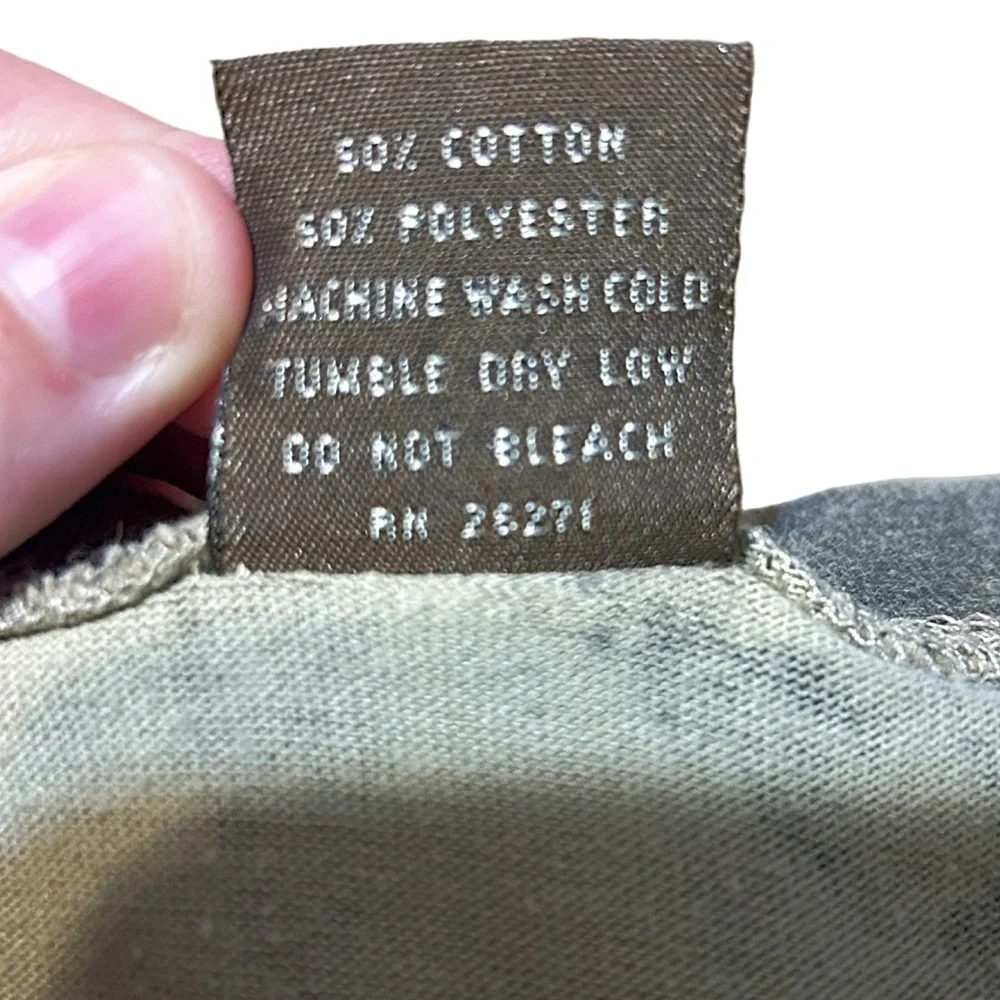 Vintage 90s Ranger 2XL RealTree Advantage Timber Camo Henley USA - Picture 8 of 12